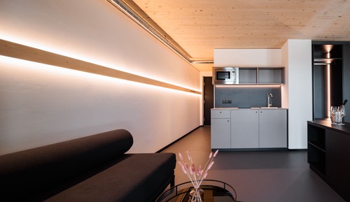Estudio de diseño, balcón