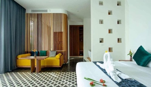 Suite Deluxe, patio, vistas al patio