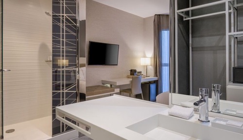 Habitación estándar doble de uso individual, vistas a la ciudad