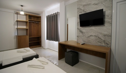 Habitación cuádruple de lujo, balcón