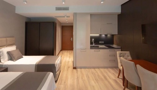 Habitación triple, vistas al mar