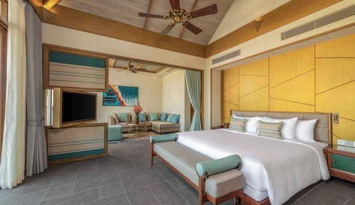 Villa Premium, 3 habitaciones, piscina privada, vistas parciales al mar