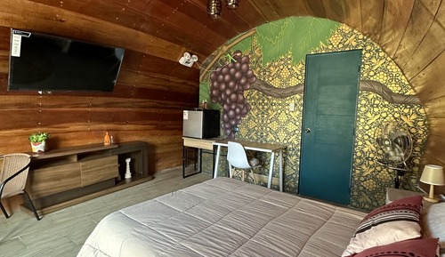 Cabaña Confort, 1 cama de matrimonio