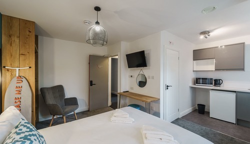 Estudio Deluxe, baño privado (King)
