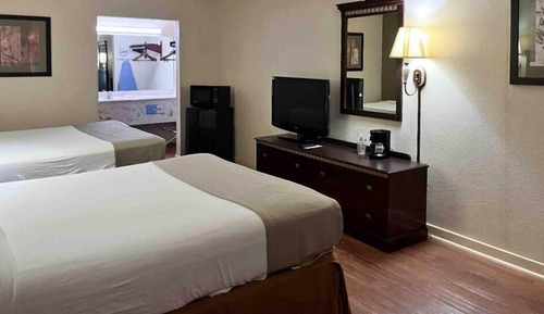 Habitación estándar, 2 camas de matrimonio, no fumadores, frigorífico y microondas