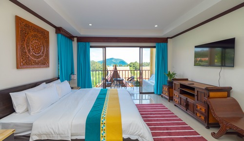 Habitación estándar doble, vistas a la piscina