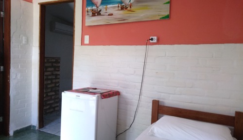 Habitación familiar doble, 2 habitaciones, baño compartido (Chalé família triplo )