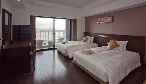 Habitación Deluxe (Tatami, Open Air Bath, Airport View)