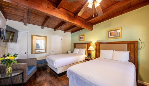 Suite estudio Deluxe, 2 camas de matrimonio, cocina básica