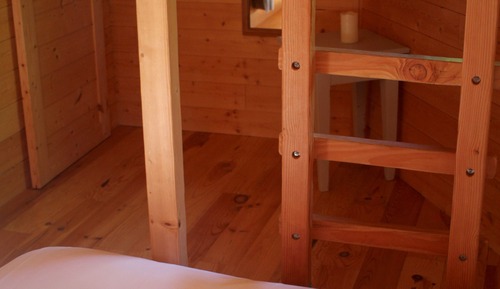 Casa en un árbol tradicional, 1 habitación, vistas al parque (Cabane du Funambule)