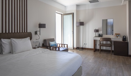 Habitación familiar, vistas al jardín