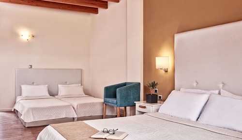 Habitación familiar, vistas al jardín