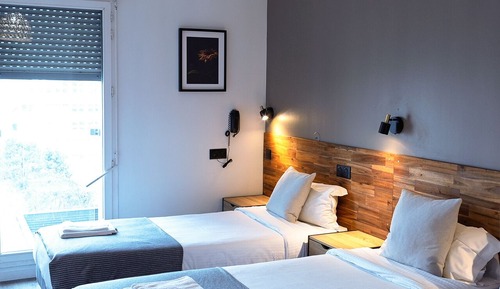 Habitación familiar, varias camas