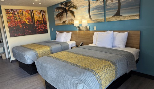Habitación estándar, 2 camas de matrimonio, fumadores