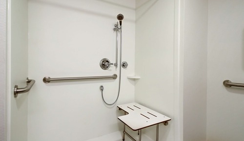 Habitación, 1 cama de matrimonio grande, accesible para personas con discapacidad (Roll In Shower)