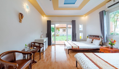 Bungalow familiar, vistas al jardín