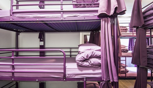 Bed in 15-Bed Mixed Dorm Shared Bathroom