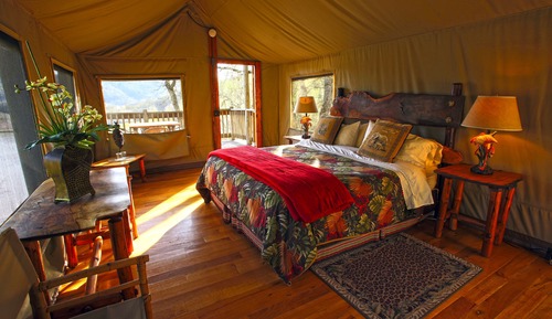 Luxury Tent, 1 King Bed, Hill View