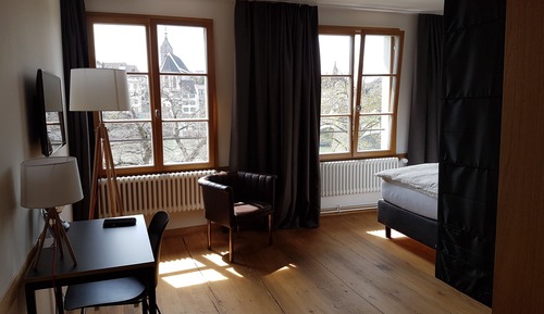 Habitación doble, vistas al río