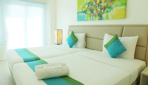 Habitación Deluxe doble, 2 camas dobles