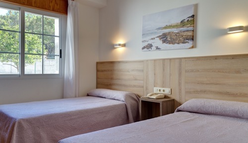 Habitación estándar con 1 cama doble o 2 individuales