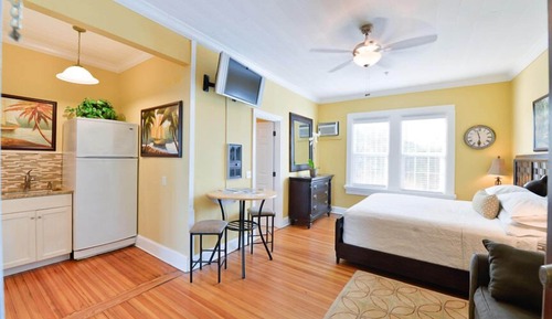 Deluxe Studio Room 10, 1 King Bed with Sofa bed, Kitchen