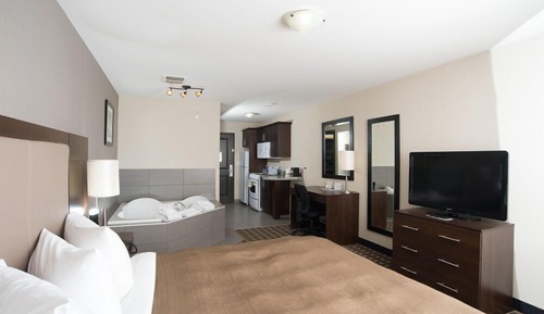 Habitación Deluxe, 1 cama de matrimonio grande, bañera de hidromasaje