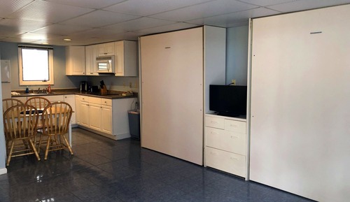 Estudio, varias camas