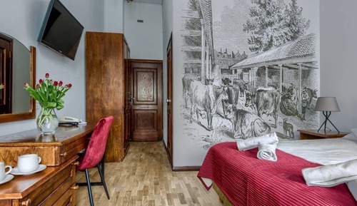 Habitación tradicional con 1 cama doble o 2 individuales