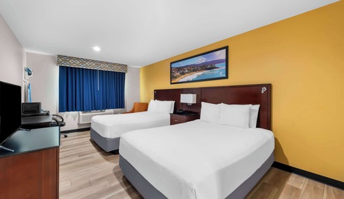 Habitación estándar, 2 camas de matrimonio, no fumadores