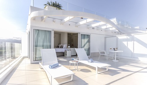 Suite junior, 1 cama de matrimonio grande, vistas al mar