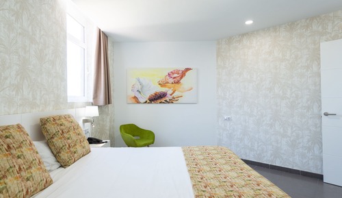 Estudio económico, 1 cama doble con sofá cama, vistas al mar