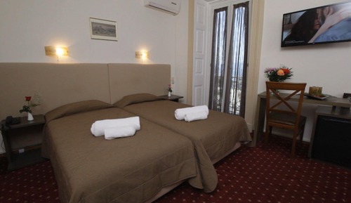 Habitación con 1 cama doble o 2 individuales, vistas al mar