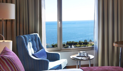 Habitación superior con 2 camas individuales, 2 camas individuales, vistas al mar