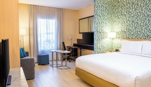 Suite, 1 cama de matrimonio grande con sofá cama