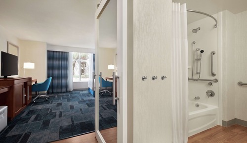 Habitación, 2 camas de matrimonio, accesible para personas con discapacidad, no fumadores