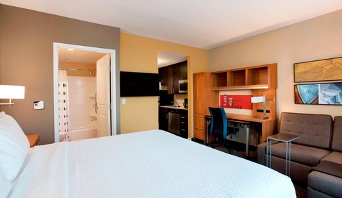 Suite estudio, 1 cama de matrimonio grande con sofá cama (Mobility Accessible, Roll-in Shower)