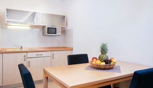 Apartamento junior, balcón, vistas al parque