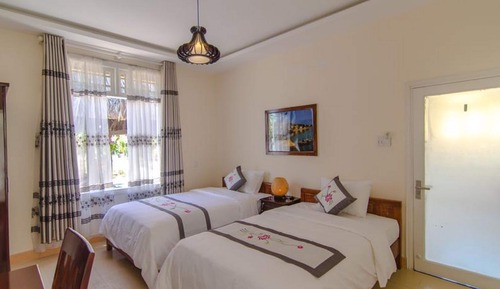 Habitación superior, vistas al río