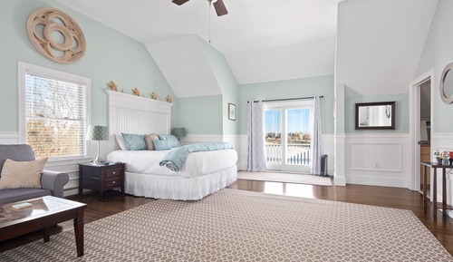 Suite de lujo, 1 cama de matrimonio grande con sofá cama, balcón, vistas a la bahía