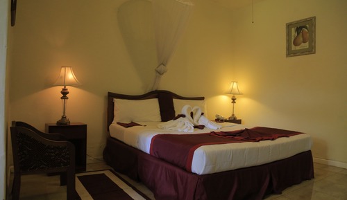 Habitación doble superior, 1 cama de matrimonio grande, accesible para personas con discapacidad
