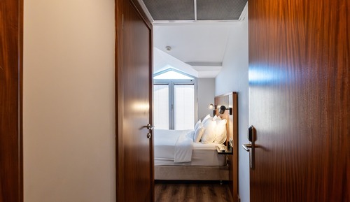 Habitación doble, 1 cama de matrimonio, no fumadores, vistas a la ciudad (Teras)