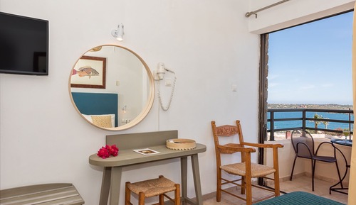 Habitación individual, vistas al mar