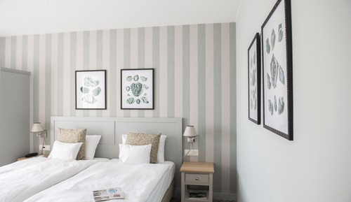 Habitación doble, 2 camas individuales, balcón, en la zona del jardín