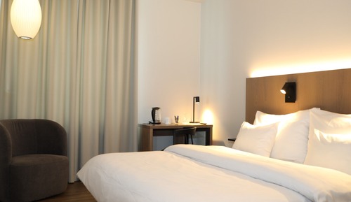 Habitación Deluxe doble, 1 cama de matrimonio grande, vistas al mar