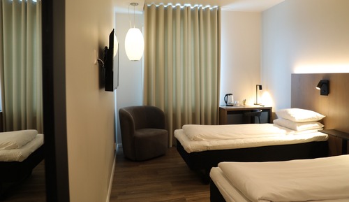 Habitación con 1 cama doble o 2 individuales, 2 camas individuales