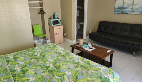 Habitación, 1 cama de matrimonio grande con sofá cama
