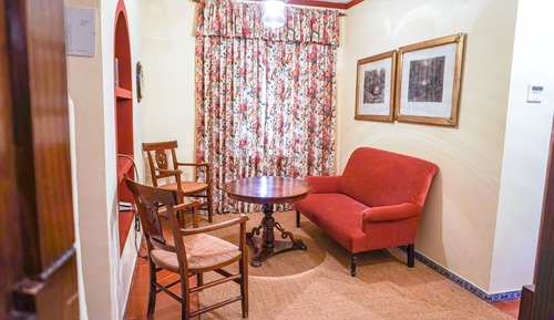Habitación triple, vistas al jardín