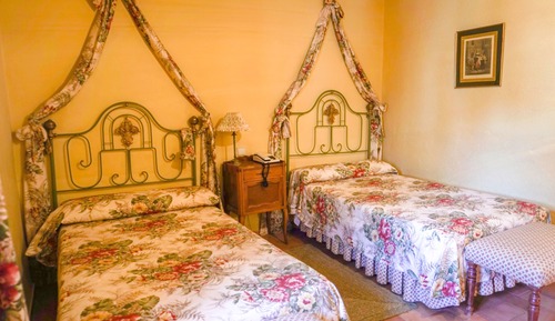 Habitación cuádruple, vistas al jardín