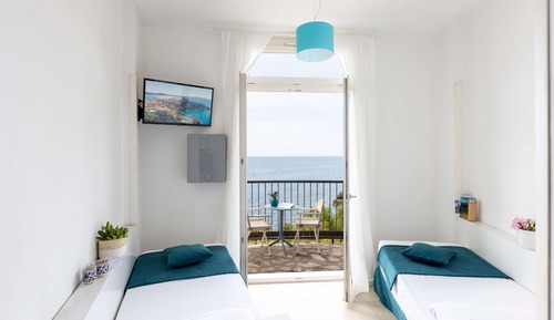 Habitación superior, 1 cama de matrimonio, vistas al mar